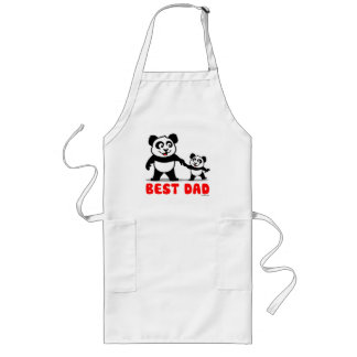 Bester Vater-Panda Lange Schürze