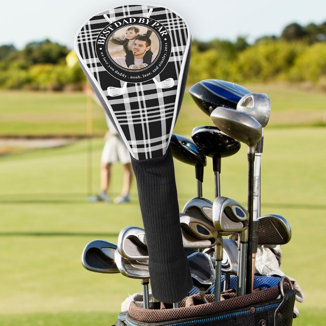 Bester Vater Par Buffalo Kariertes Foto zum Vatert Golf Headcover (Von Creator hochgeladen)