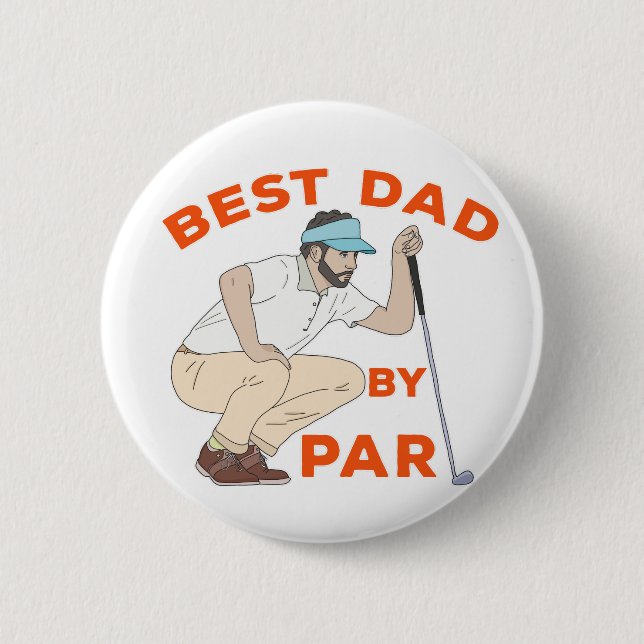 Bester Vater Par Button (Vorderseite)