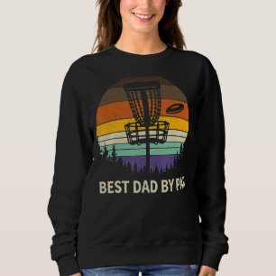 Bester Vater Par Disc Golf Vater Papa Frisbee Golf Sweatshirt