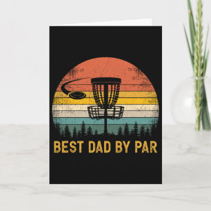 Bester Vater Par - Disc Golf Vater Vatertag  Karte