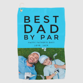 Bester Vater Par Foto Golf Vatertag Geschenk Golfhandtuch