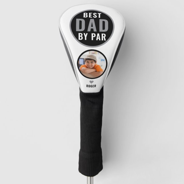 Bester Vater Par Golf Geschenk Individuelle Name F Golf Headcover (Vorderseite)