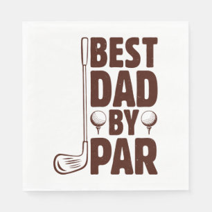 Bester Vater Par Golf Vater Serviette