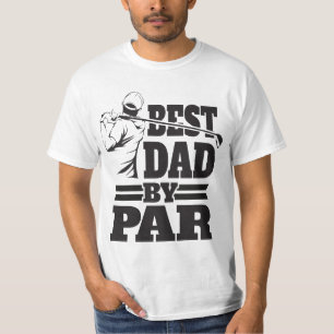 Bester Vater par golfer Geschenke für Väter T-Shirt