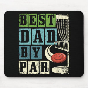 Bester Vater Par - Lustiger Disc-Golf-Spieler Flie Mousepad