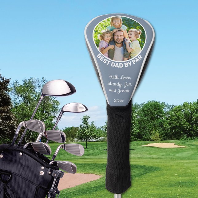 Bester Vater per Par Custom Foto Golf Head Cover Headcover (Von Creator hochgeladen)
