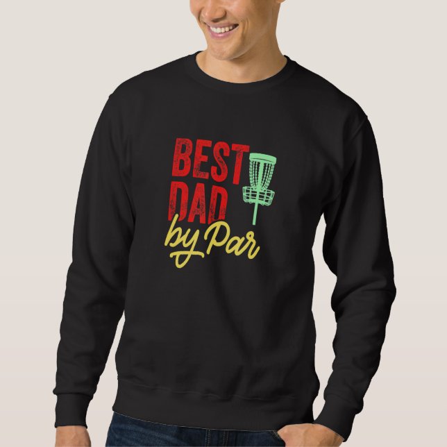 Bester Vater per Par Disk Golf Frisbef Frolf Sweatshirt (Vorderseite)