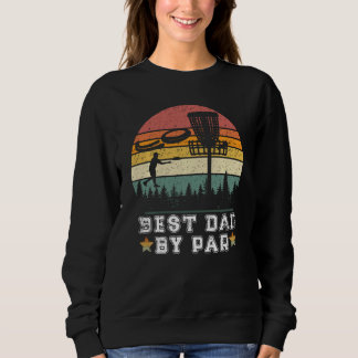 Bester Vater per Par Vintage Disc Golf Retro Frisb Sweatshirt
