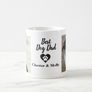 Bester Vater Personalisierter Foto für Haustiere Kaffeetasse