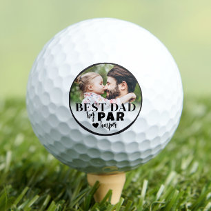 Bester Vater personalisiertes Foto Golfball