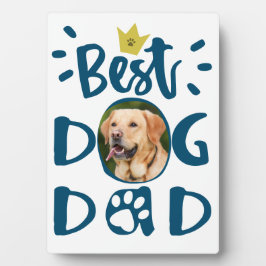 Bester Vater Pet Foto Pfosten Drucken Benutzerdefi Fotoplatte