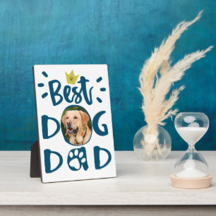 Bester Vater Pet Foto Pfosten Drucken Benutzerdefi Fotoplatte