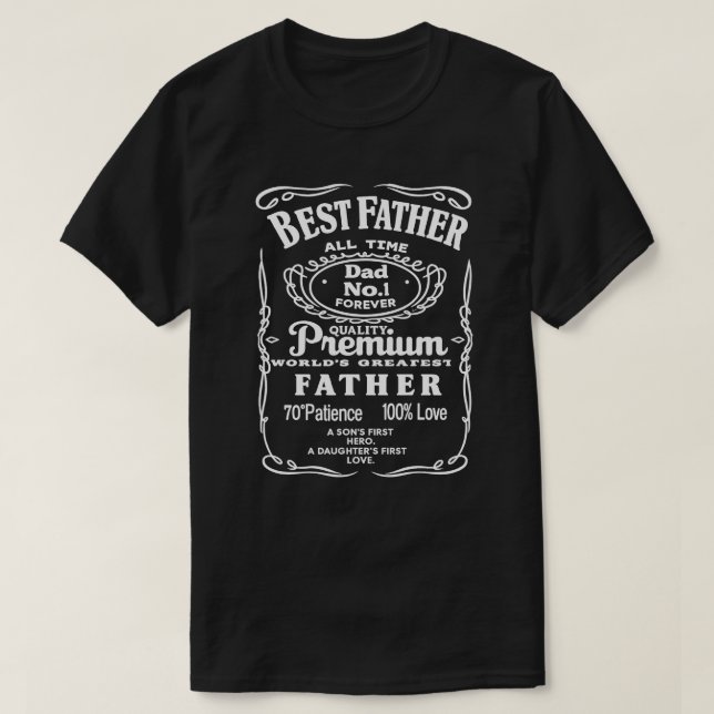 Bester Vater – Premium Dad”  | Das perfekte Gesche T-Shirt (Design vorne)