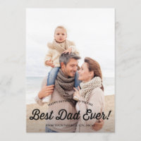 Bester Vater | Retro Calligraphy Vatertag Card