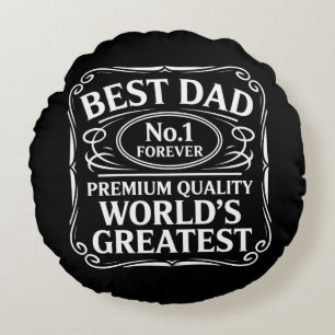 Bester Vater Rundes Kissen