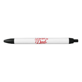 Bester Vater Schrift Rot Herz Kugelschreiber