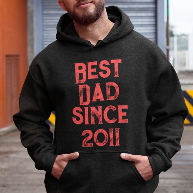 Bester Vater seit 2011 Hoodie (Von Creator hochgeladen)