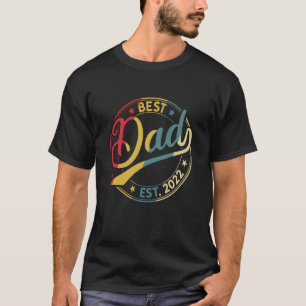 Bester Vater seit 2022 Vater 2022 Vater Est 2022 V T-Shirt
