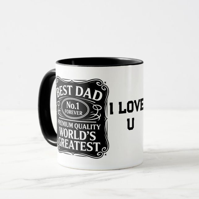 Bester Vater Tasse (Vorderseite Links)