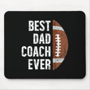 Bester Vater-Trainer je Football-Vater eines Fußba Mousepad