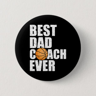 Bester Vater-Trainer je Vater Papa Papa Bysketbyll Button