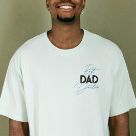 Bester Vater Trendy Geschenk Personalisierter Name T-Shirt