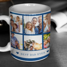 Bester Vater überhaupt 12 Foto-Collage erstellen S