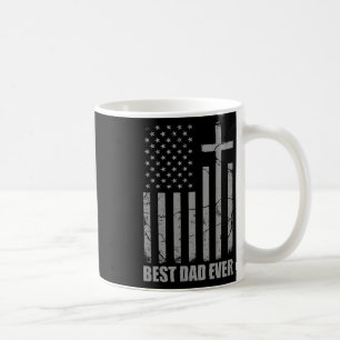 Bester Vater überhaupt Christlicher patriotischer Kaffeetasse