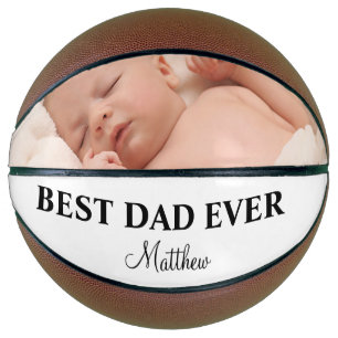 Bester Vater überhaupt Familienfoto Bild Modern Be Basketball