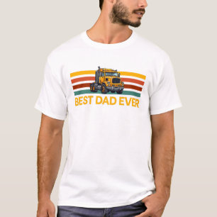 Bester Vater überhaupt Flagge LKW-Vater LKW-Fahrer T-Shirt