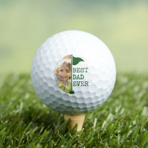 Bester Vater überhaupt Foto Golf Flagge Golf Golfball