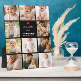Bester Vater überhaupt Fotocollage | Personalisier Fotoplatte