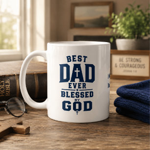 Bester Vater überhaupt, gesegnet von Gott Personal Kaffeetasse