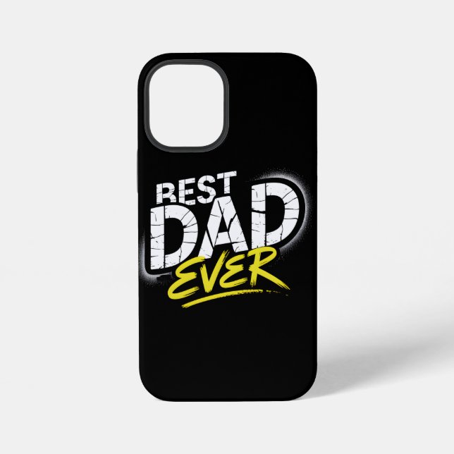 Bester Vater überhaupt Graffiti-Kunst iPhone 12 Mini Hülle (Rückseite)