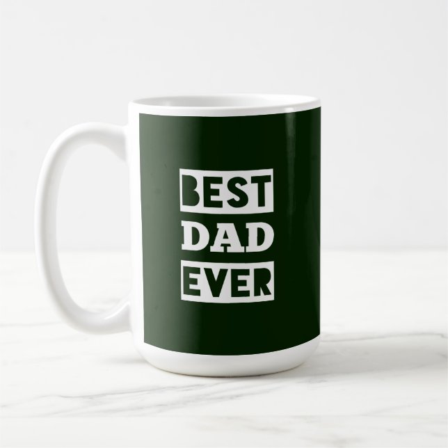 Bester Vater überhaupt Kaffeetasse (Links)