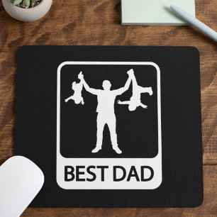 Bester Vater überhaupt - Lustiges Geschenk für Elt Mousepad