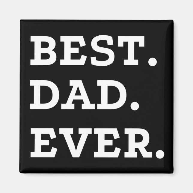 Bester Vater überhaupt Magnet (Vorne)