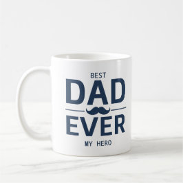 Bester Vater überhaupt – Mein Held Becher | Vatert Kaffeetasse