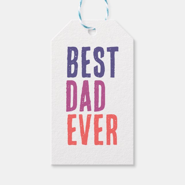 Bester Vater überhaupt Minimalist Cool Professione Geschenkanhänger (Vorderseite)