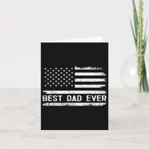 Bester Vater überhaupt mit uns American Flag Gesch Karte