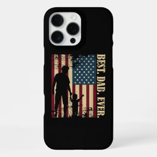 Bester Vater überhaupt mit uns Amerikanische Flagg iPhone 16 Pro Max Hülle