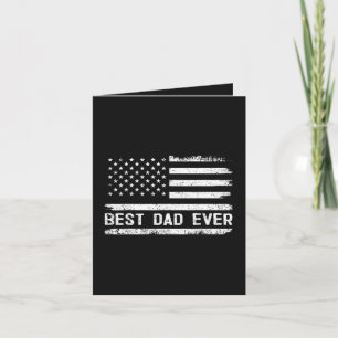 Bester Vater überhaupt mit US-amerikanischen Flagg Karte