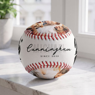 Bester Vater überhaupt Moderne athletische 3-Foto- Baseball