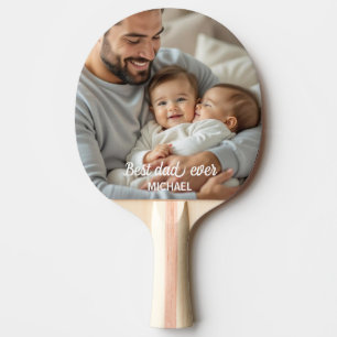 Bester Vater überhaupt personalisierter Name und F Tischtennis Schläger