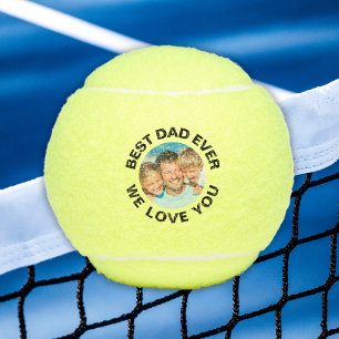 Bester Vater überhaupt – Personalisiertes Foto Tennisbälle