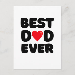 Bester Vater überhaupt  Postkarte