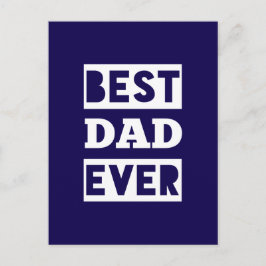 Bester Vater überhaupt Postkarte