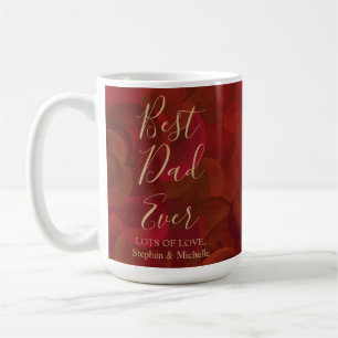 Bester Vater überhaupt Rostrot-braun zum Vatertag Kaffeetasse