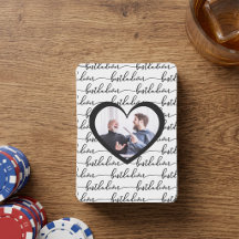 Bester Vater überhaupt Schrift Schwarz Weiß Foto